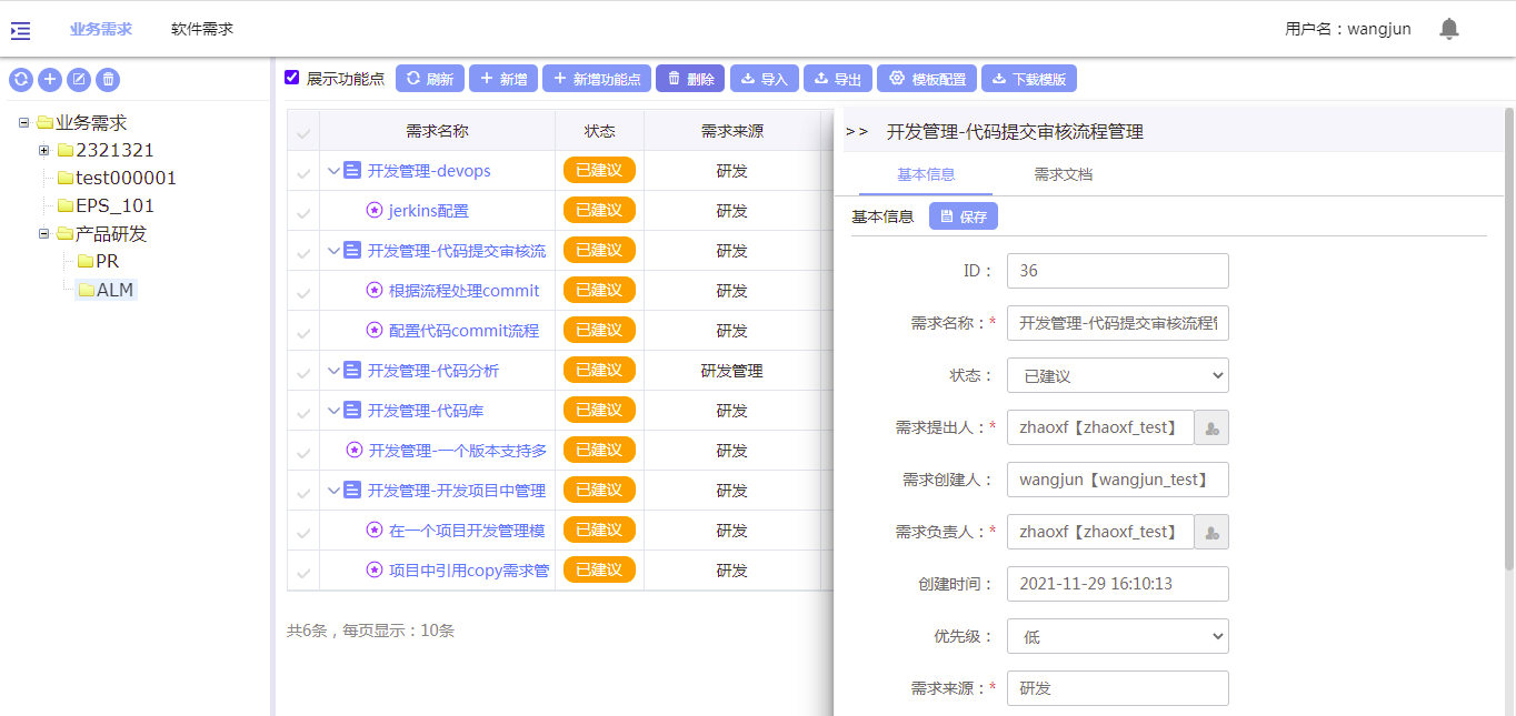 Business-Oriented: Itemized Tracking and Management Based on Business Requirements
